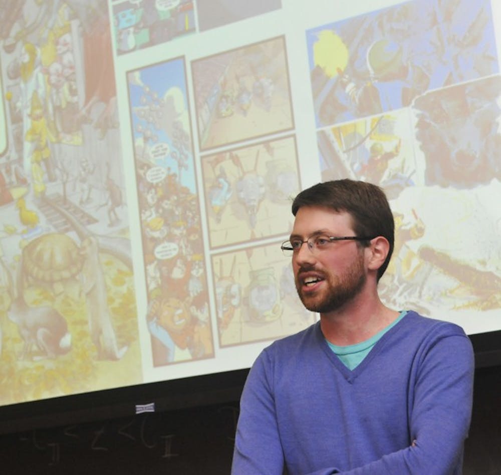 Crafting Myths in the Modern Age: Preceptorial about graphic novels and comic art by Locust Moon comic book store.