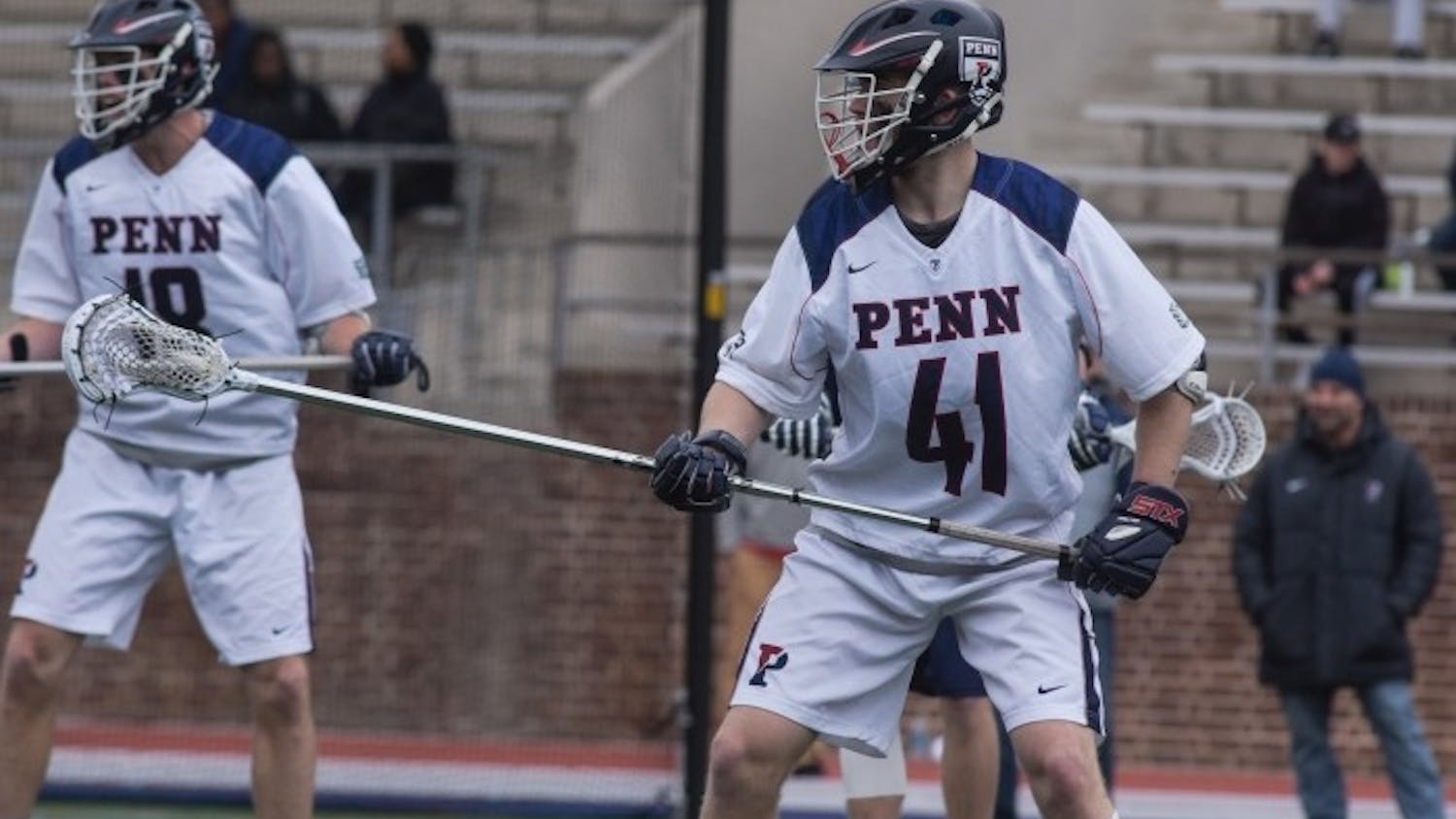 Like the rest of Penn men's lacrosse's defensive unit, long stick midfielder Connor Keating will be heavily put to the test against 2016 Tewaarton winner Dylan Molloy and a powerful Brown offense.