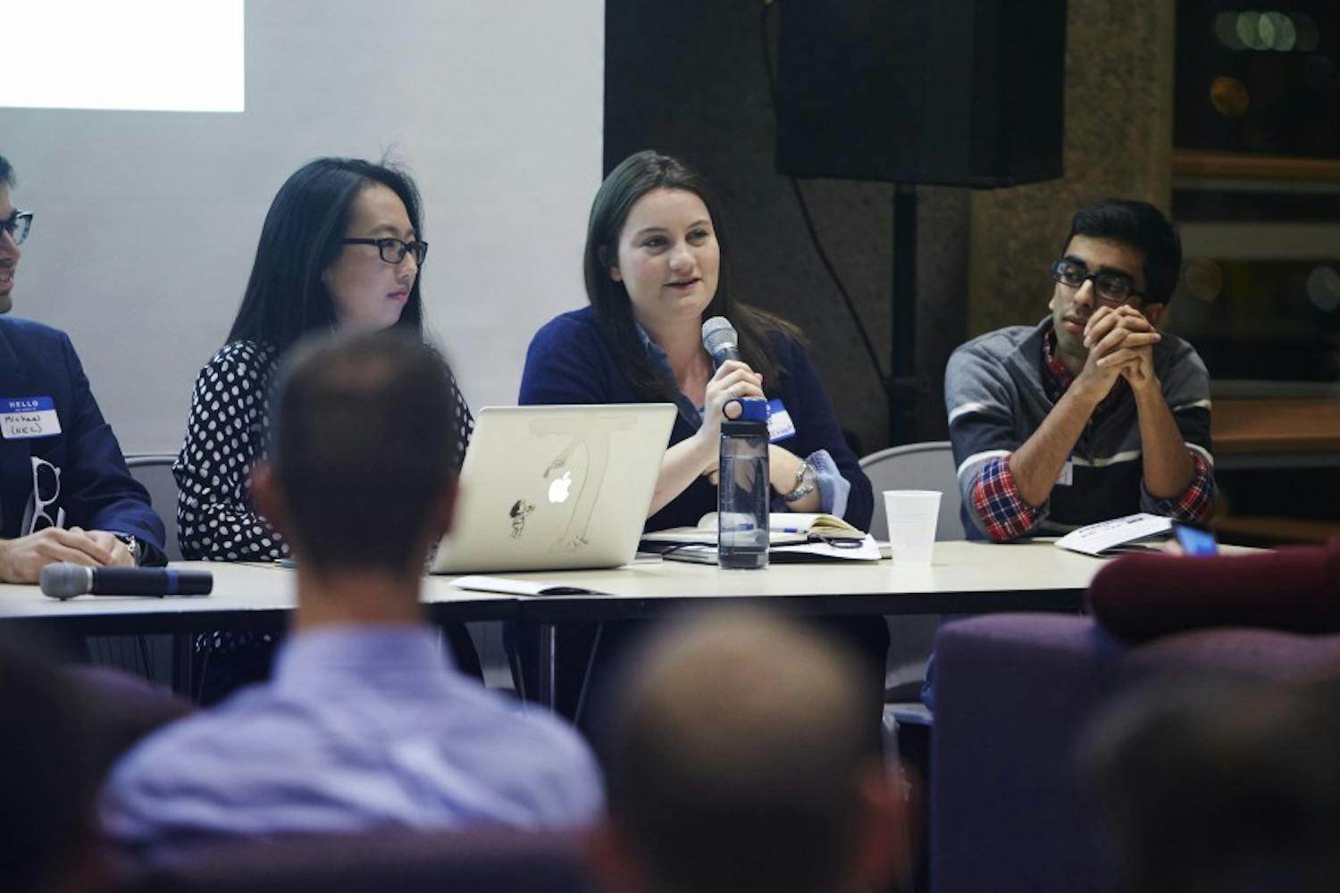 Leaders of the six student government groups — including UA president Jane Meyer — detailed their current projects at State of the School.