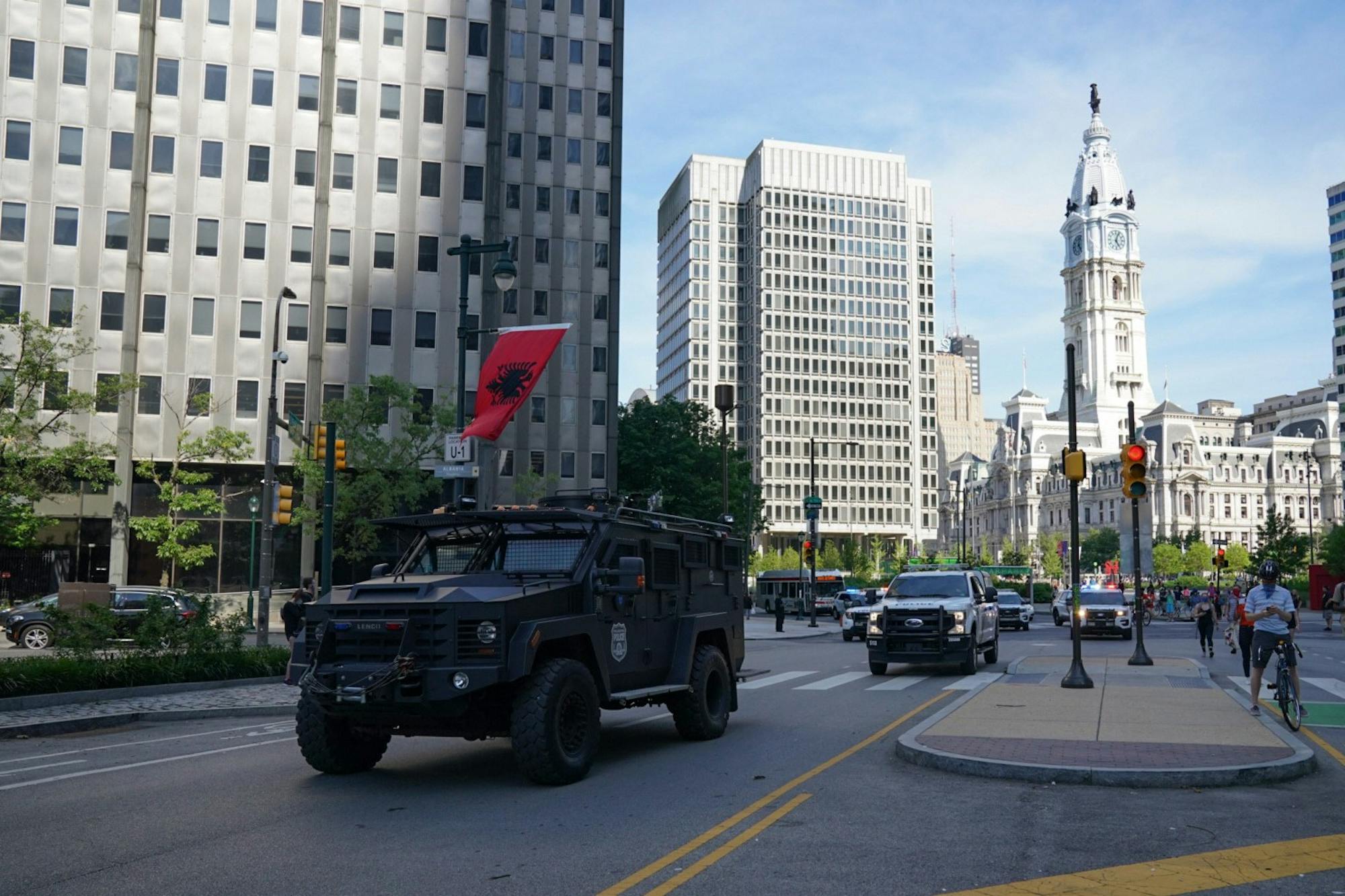 Armor Tank Philadelphia George Floyd Protest Sixth Day.jpg
