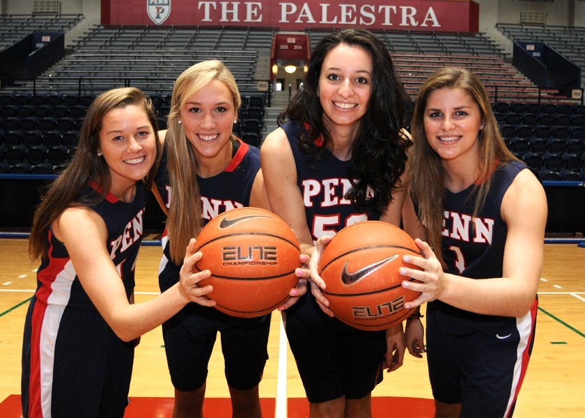 2013 Penn W. Basketball team & class groups & Capts.2013 &'14 season