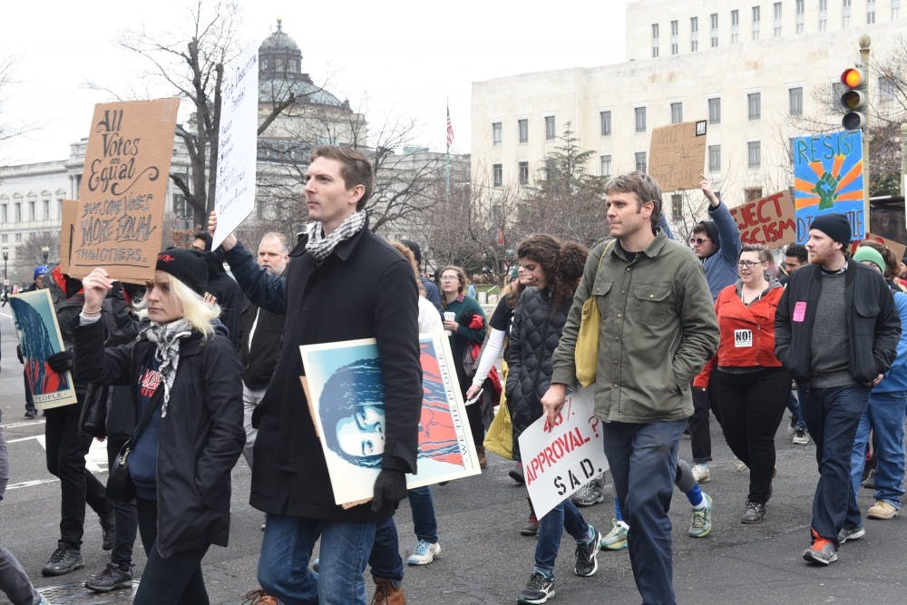 Photo Gallery | Protesters march at the inauguration of Trump in D.C. 