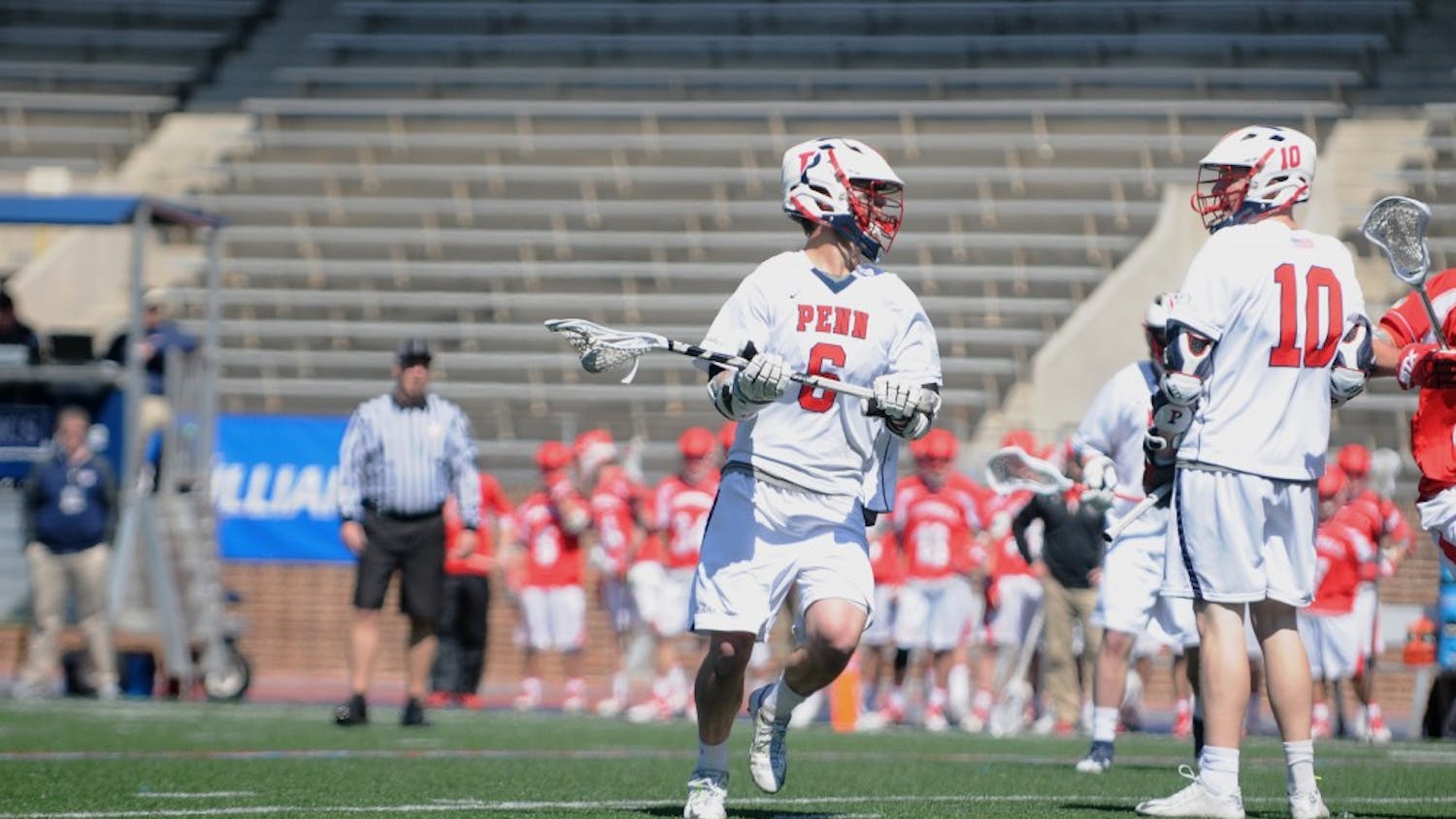 Then-freshman Alex Roesner was one of many bright spots in 2016 for Penn men's lacrosse. The Quakers are looking for an even better 2017.