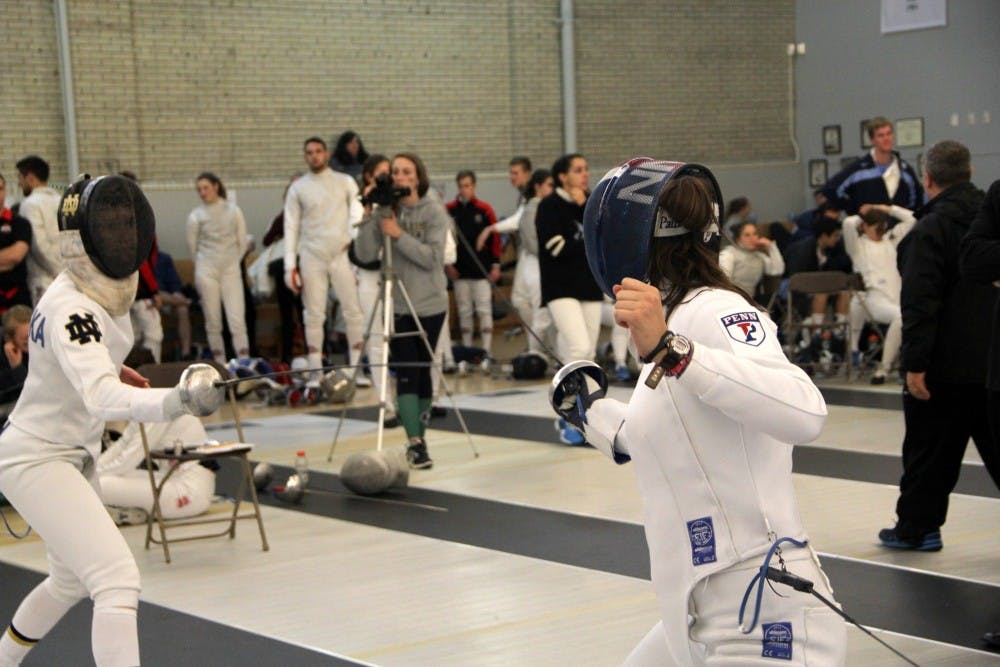 Four members of Penn fencing finished in the top 32 at the North American Cup this past weekend, including sophomore Stephanie Wolf, who came in 22nd for the junior women’s epee category