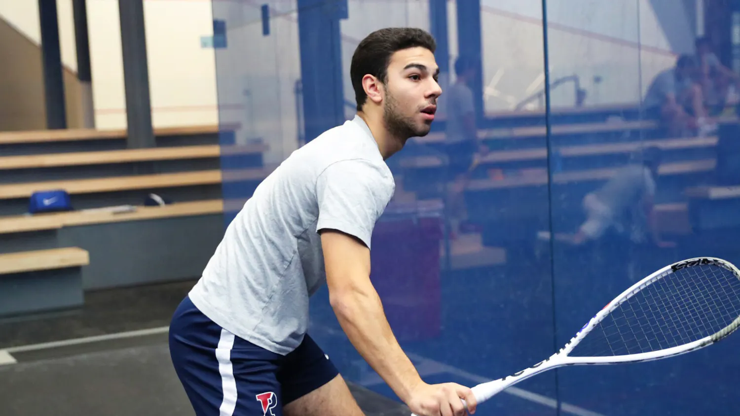 Omar Hafez of Penn men’s squash team