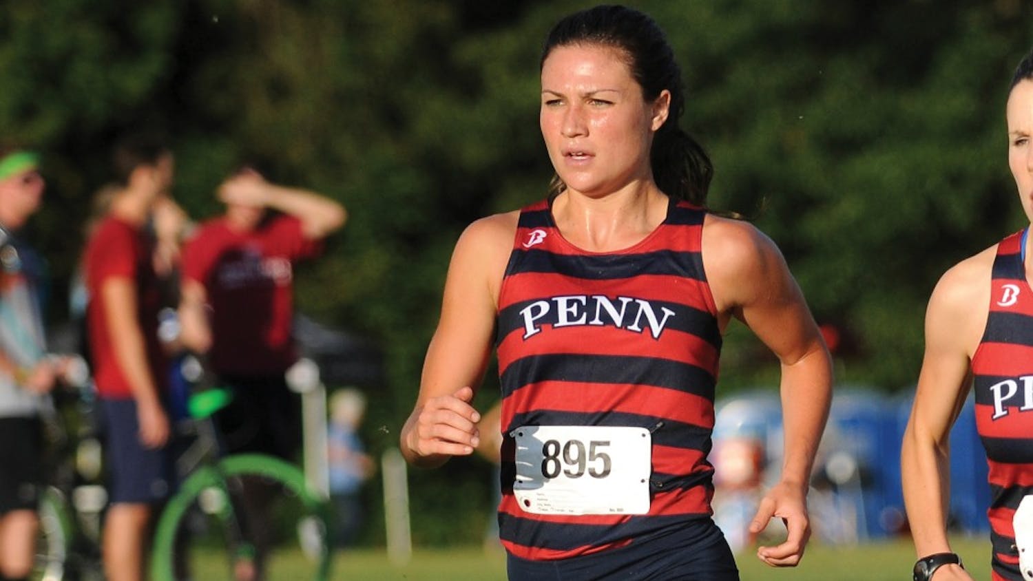 Senior Ashley Montgomery had a solid weekend, helping Penn take first in the Main Line Invitational. 