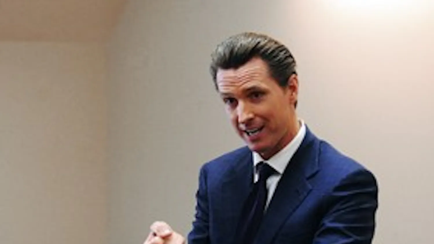 Newsom discusses his personal political journey