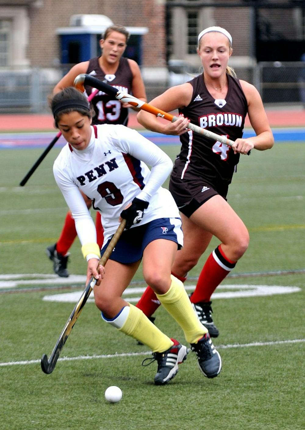 Field Hockey defeats Brown in sudden-death overtime in the Homecoming Game. Score: 2-1, the game was moved an hour earlier due to the impending Hurricane Sandy. 