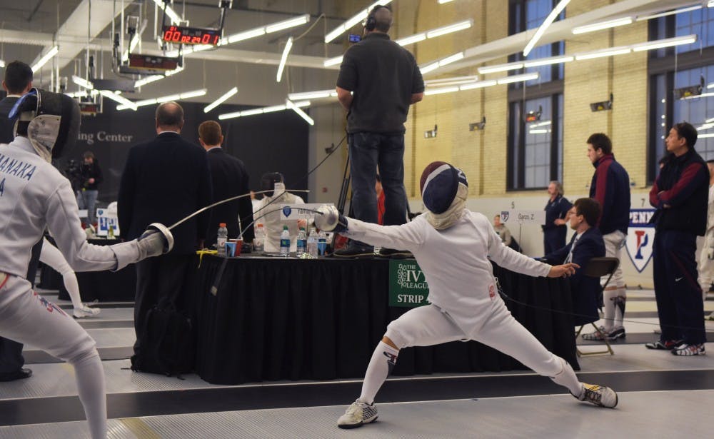 After winning first place at the NCAA Mid-Atlantic Regionals in the epee event, sophomore Justin Yoo has big plans for this weekend's NCAA Championships.