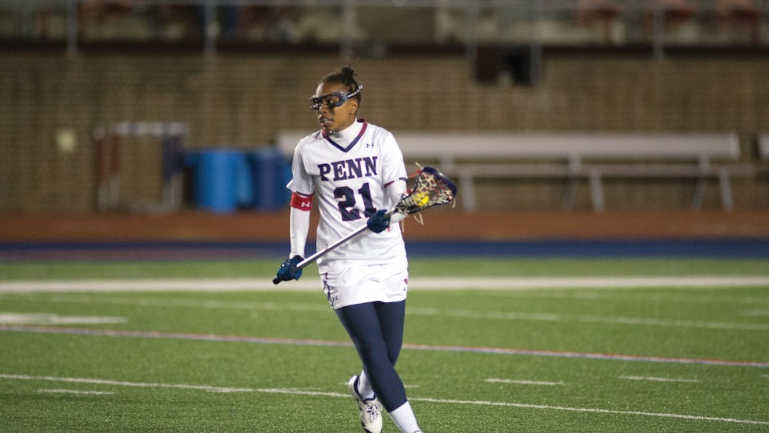 Senior attack Iris Williamson's four goals helped pave the way for No. 7 Penn women's lacrosse's 12-4 win over Towson to advance to the NCAA Quarterfinals on Sunday.