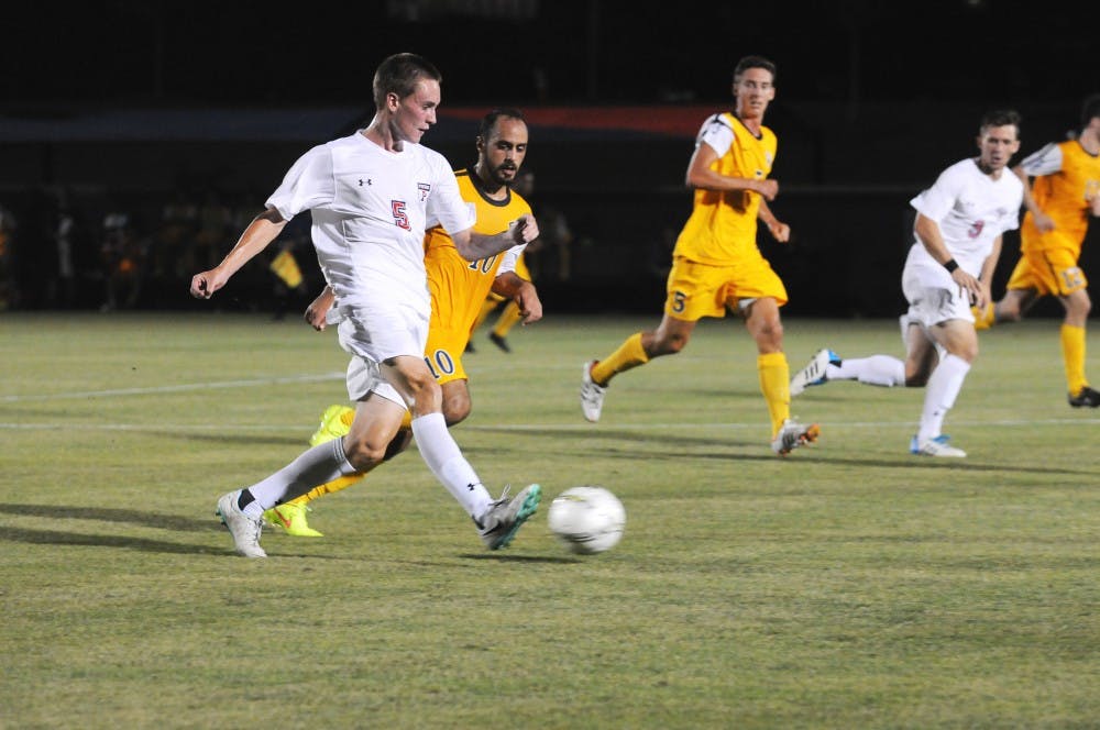 Men's Soccer vs. Drexel.  Men's soccer wins 2 - 0 home at Rhodes Field