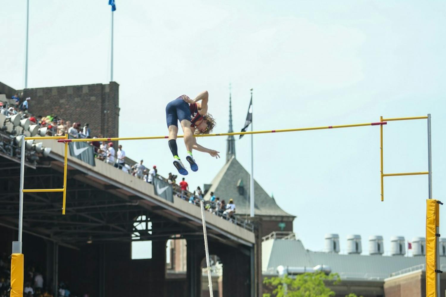 Freshman pole vaulter Sean Clarke will look to improve his new personal best at the NCAA Championships in Eugene, Oregon on June 7-10.