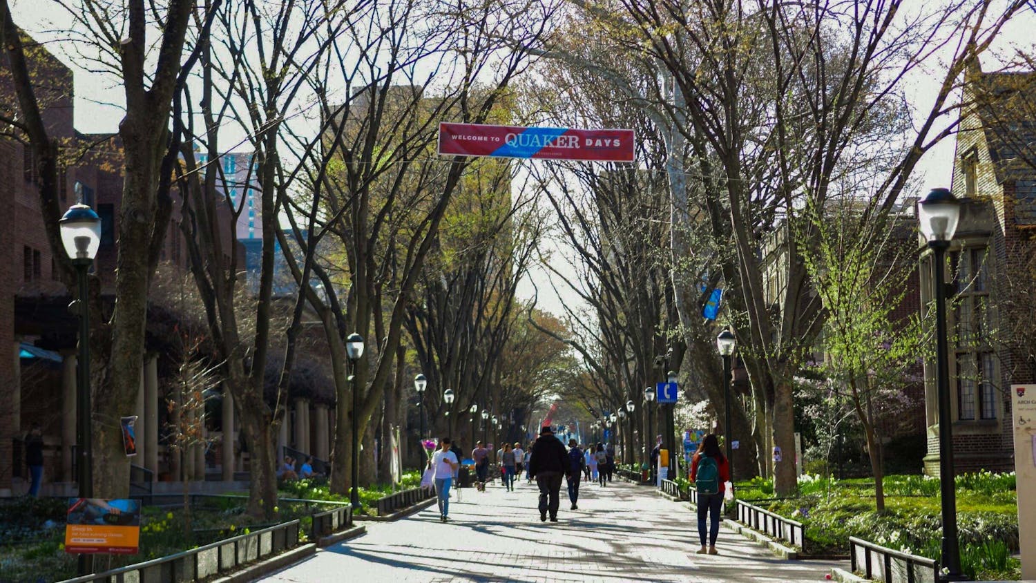 04-08-19 Quaker days sign locust Walk (Sukhmani Kaur).jpg