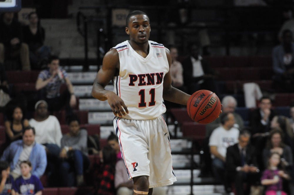 Tony Hicks, pictured here in his final game with Penn basketball last March, will transfer to Louisville for the 2016-17 season and will be eligible to play immediately.