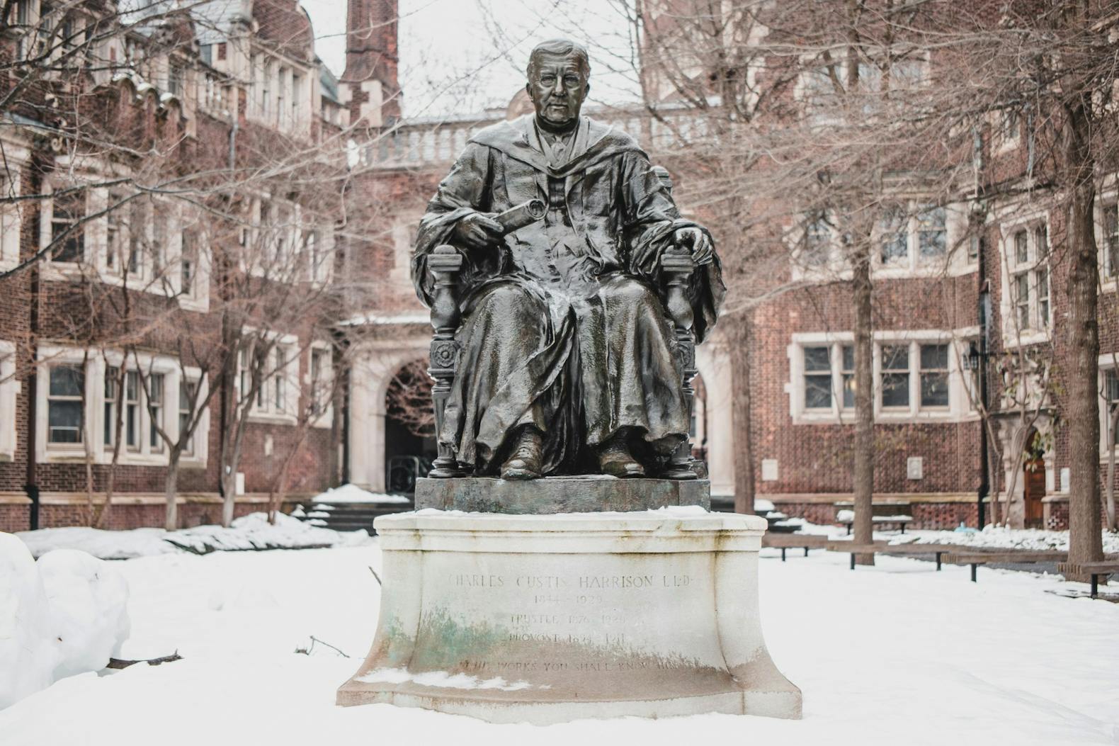 Photo Essay Statues Spring 2021Charles Custis Harrison