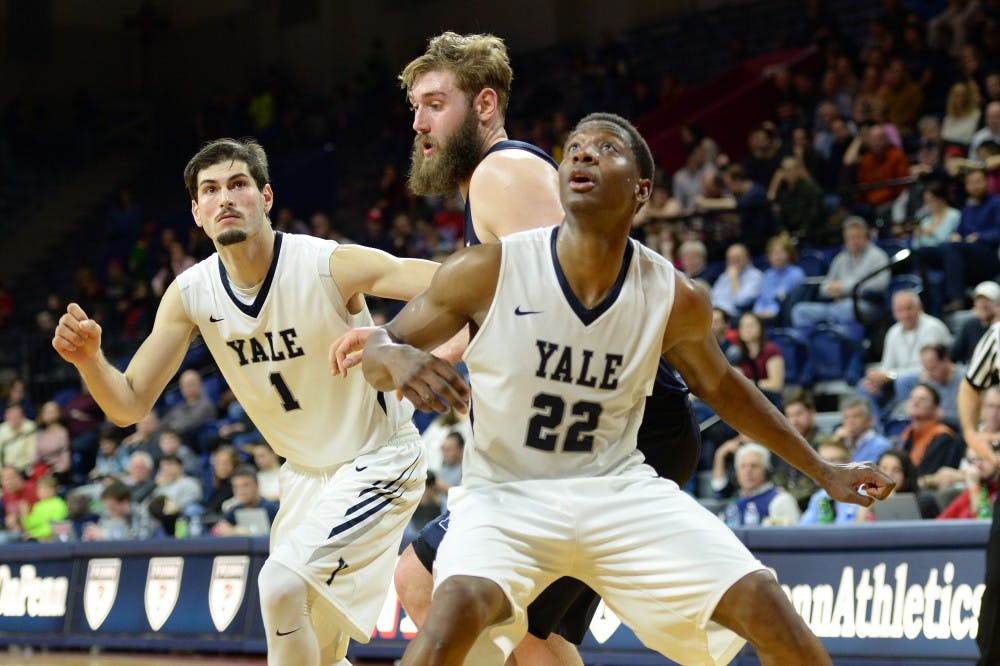 Yale forward Justin Sears was far too much for Penn basketball to handle, as the Bulldogs bounced back from their first Ivy loss with a win at the Palestra.