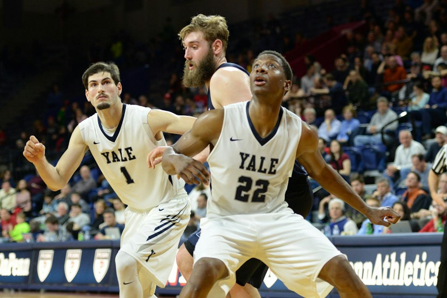 Yale forward Justin Sears was far too much for Penn basketball to handle, as the Bulldogs bounced back from their first Ivy loss with a win at the Palestra.