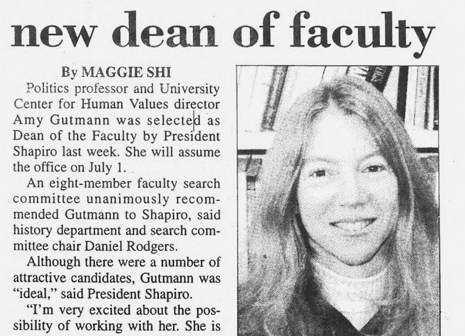 Amy Gutmann Princeton