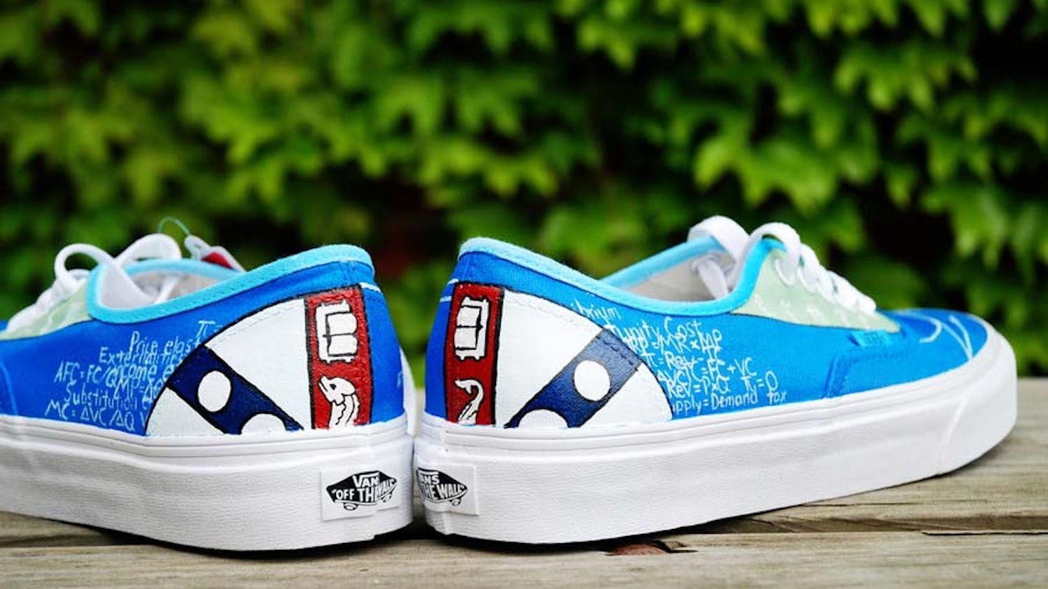 College senior En Hao creates customized pair of EnHaoKicks — sneakers which he paints and then sells. He has created even one pair for basketball player Ray Allen and sold a replica for $14,500.