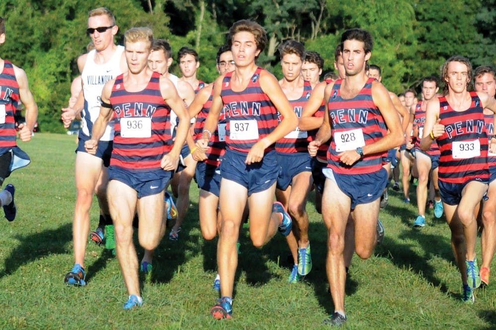Big 5 Cross Country Meet.  Penn dominated