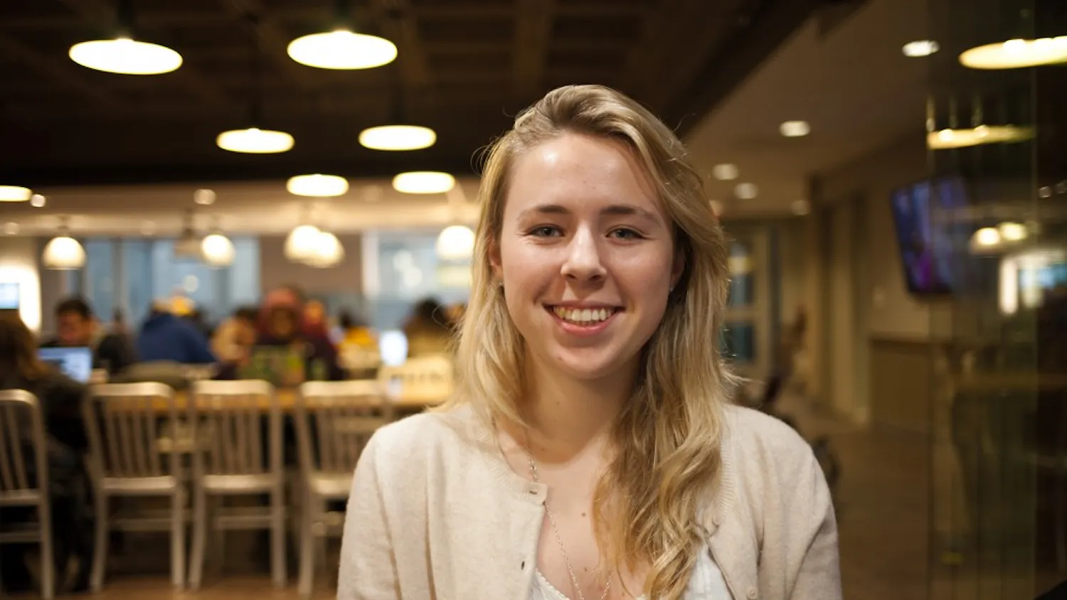 Efremkina first submitted an application for a patent during her junior year of high school following the Sandy Hook massacre. Angel Fan | Staff Photographer