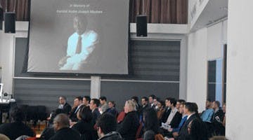 Friends, family and professors gather to remember Kambili Moukwa