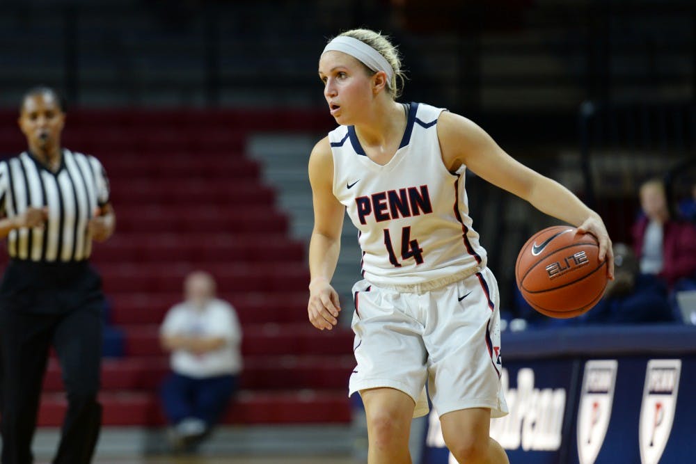 Junior guard Beth Brzozowski had a strong game off the bench with 13 points and six rebounds in a much-needed win for Penn women's basketball