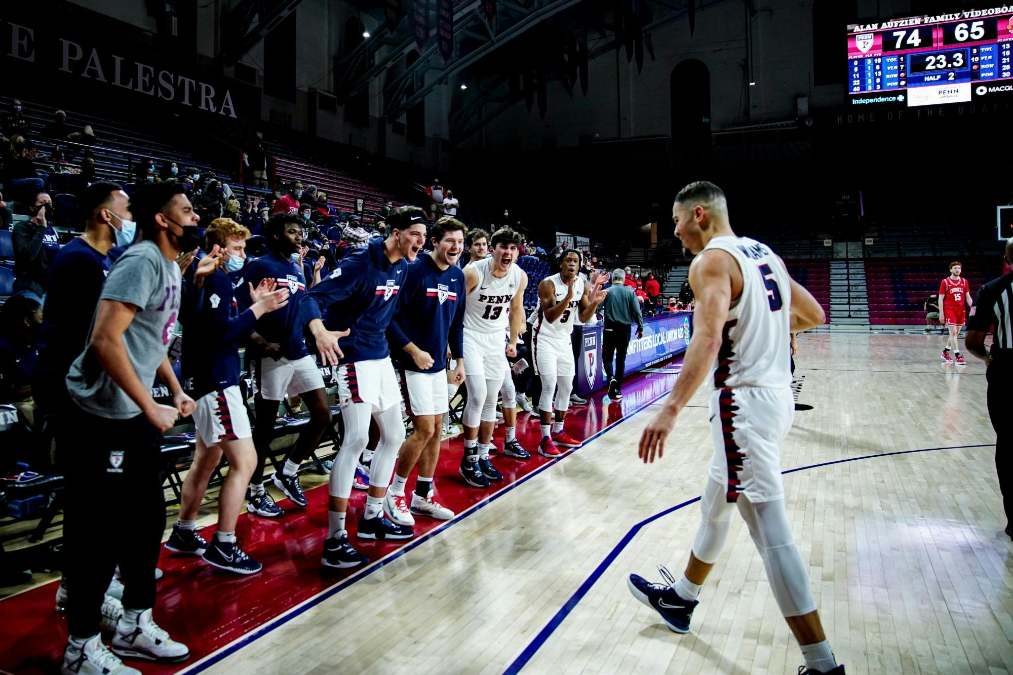 1-07-22 Penn MBB vs. Cornell Second Half (Sukhmani Kaur) 196-26.jpg