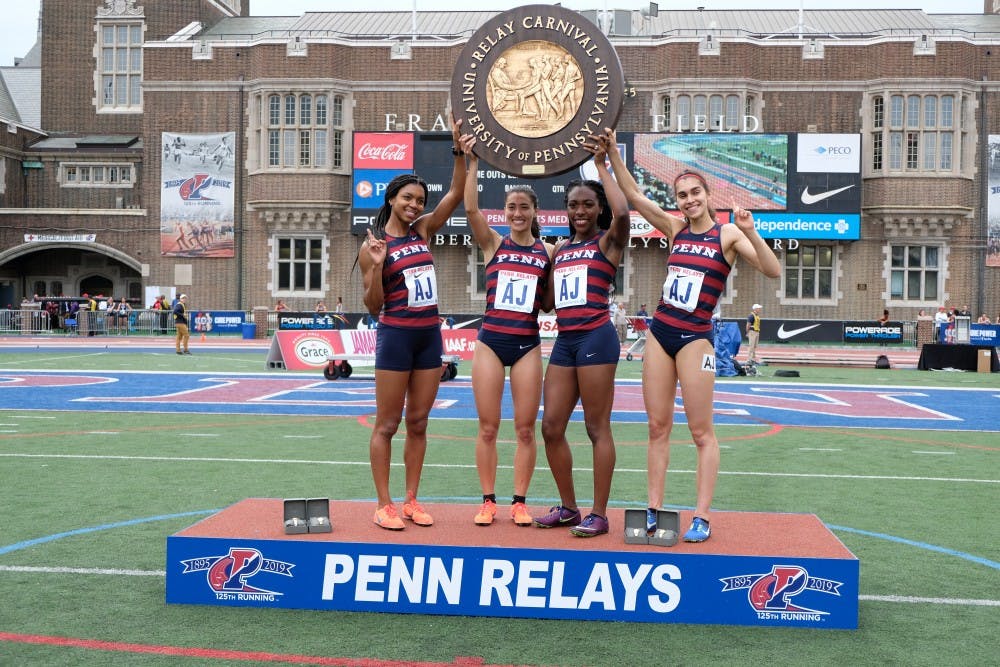 Penn_Relays_WTrack_Heats_Team.JPG