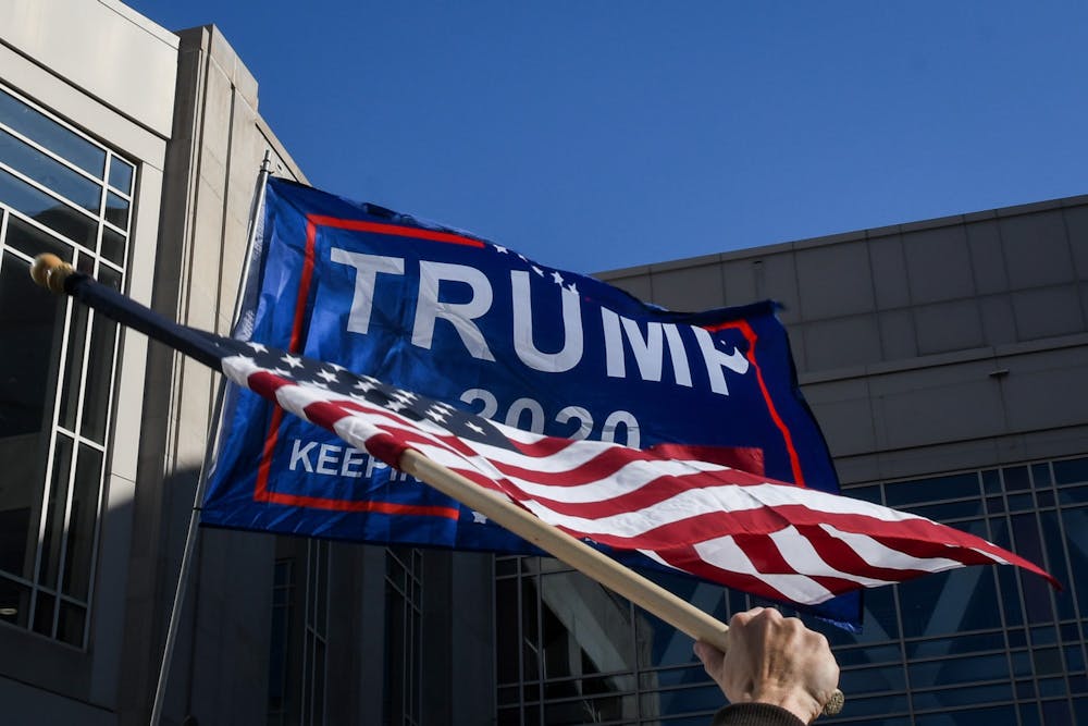 trump-2020-american-flag-pennsylvania-convention-center