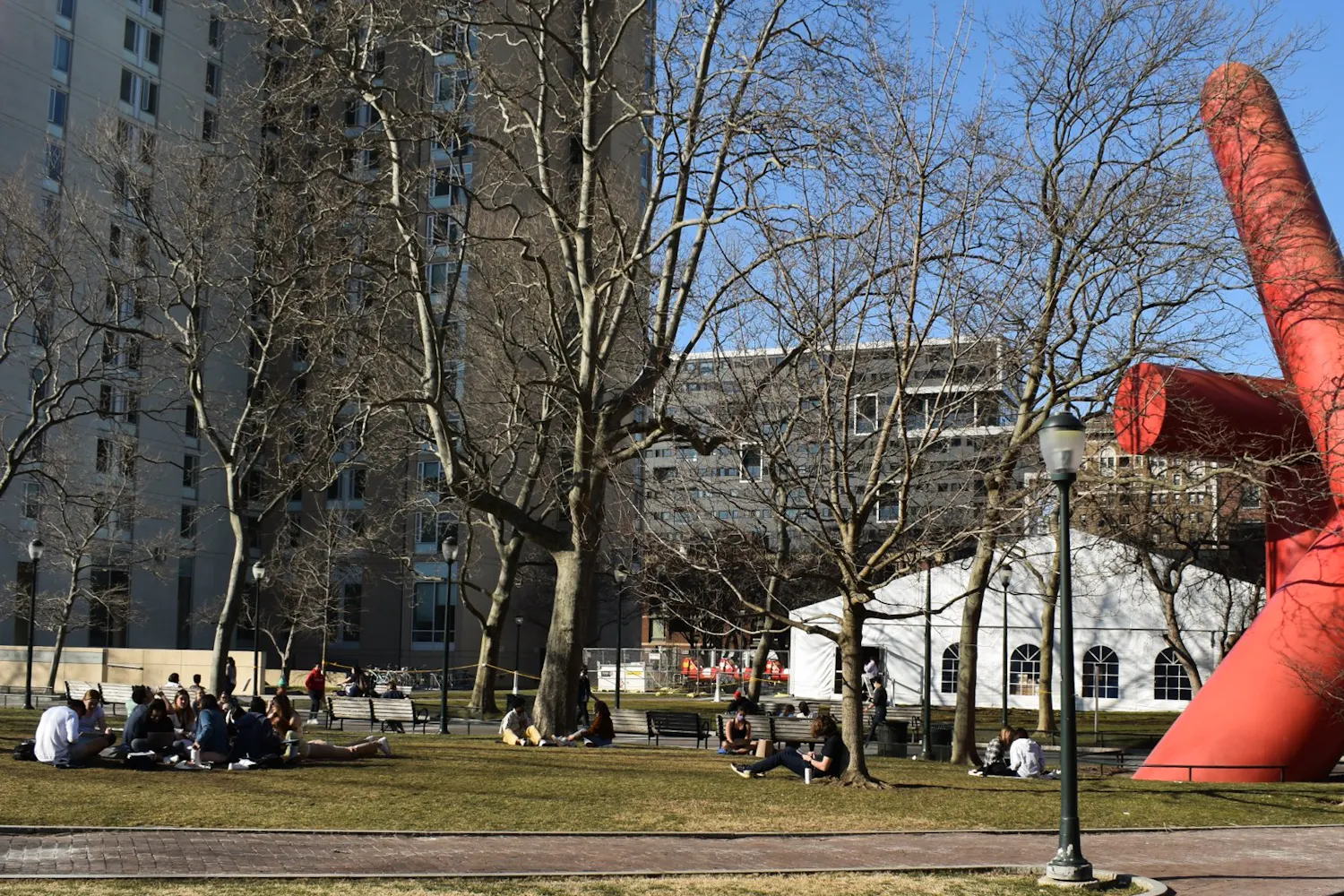 03-10-21 High Rise Field Spring Stay Masks Testing Tent Dueling Tampons Busy (Ana Glassman).jpg