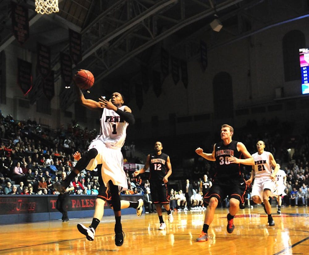 Men's Basketball vs. Princeton, their biggest victory in two years