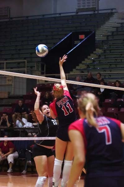 Volleyball opens season with Palestra pair