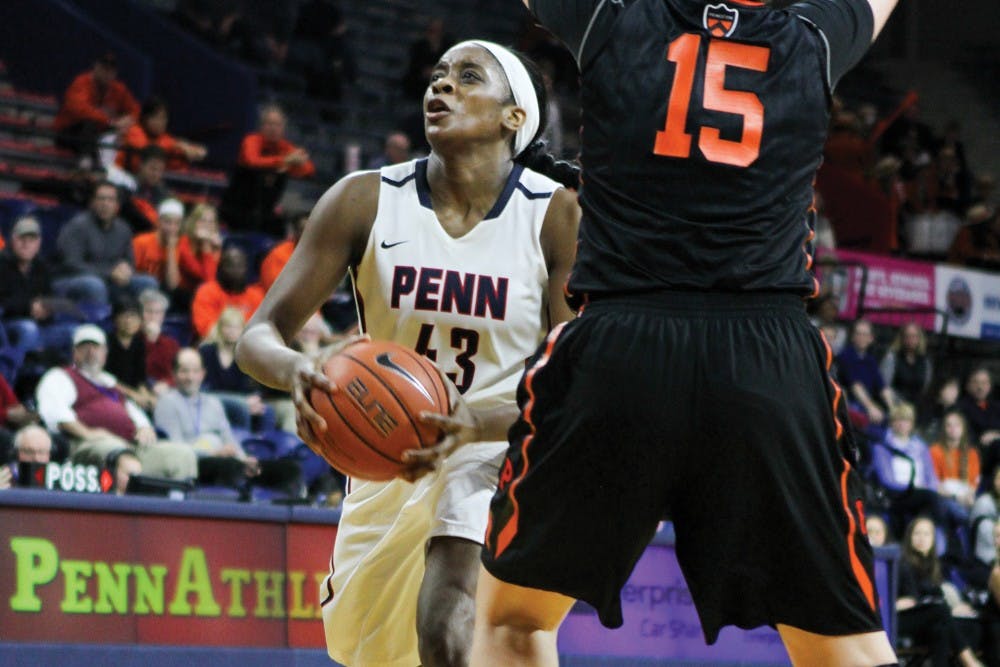 Sophomore Michelle Nwokedi looks to lead Penn women's basketball into this weekend's match-ups with the Ivy title on the line.&nbsp;