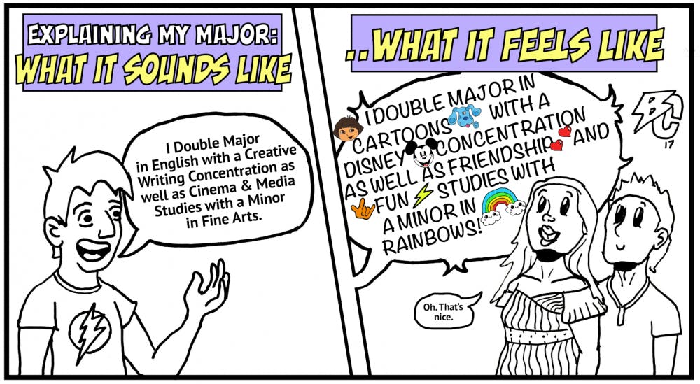 and minoring in rainbows