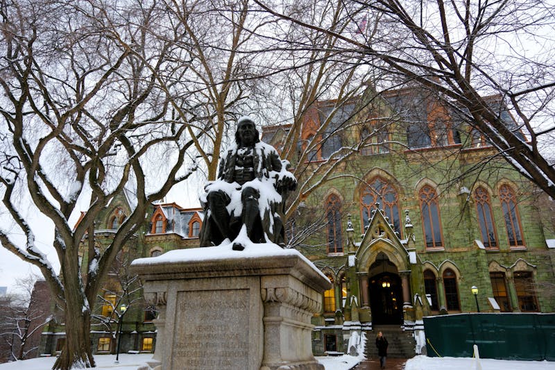 In Photos: A blanket of snow welcomes the second semester at Penn