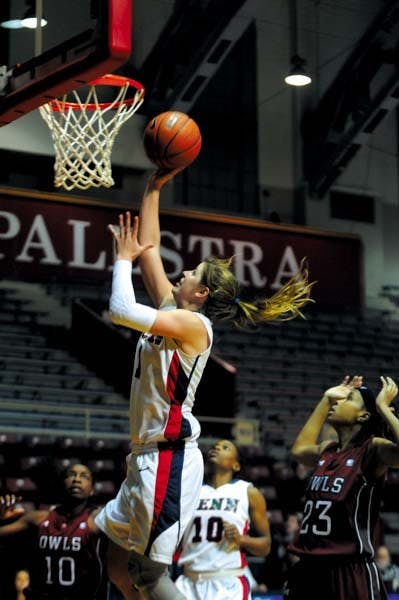 Women's Hoops v Temple, Penn loses 