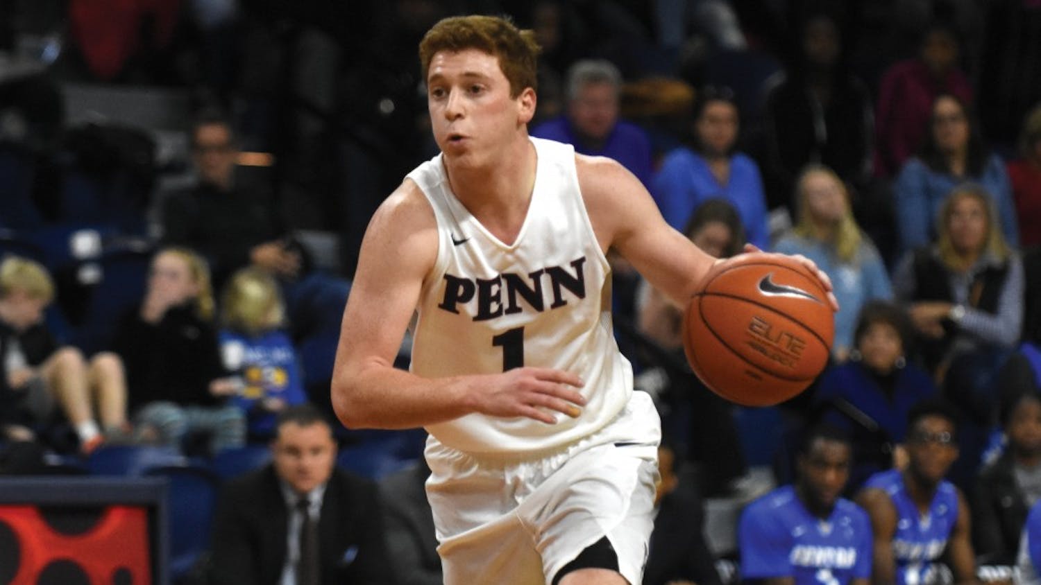 Freshman guard Jake Silpe has been thrust directly into the spotlight for men’s basketball, starting all six games so far. He will look to improve on his three assists and four points per contest.