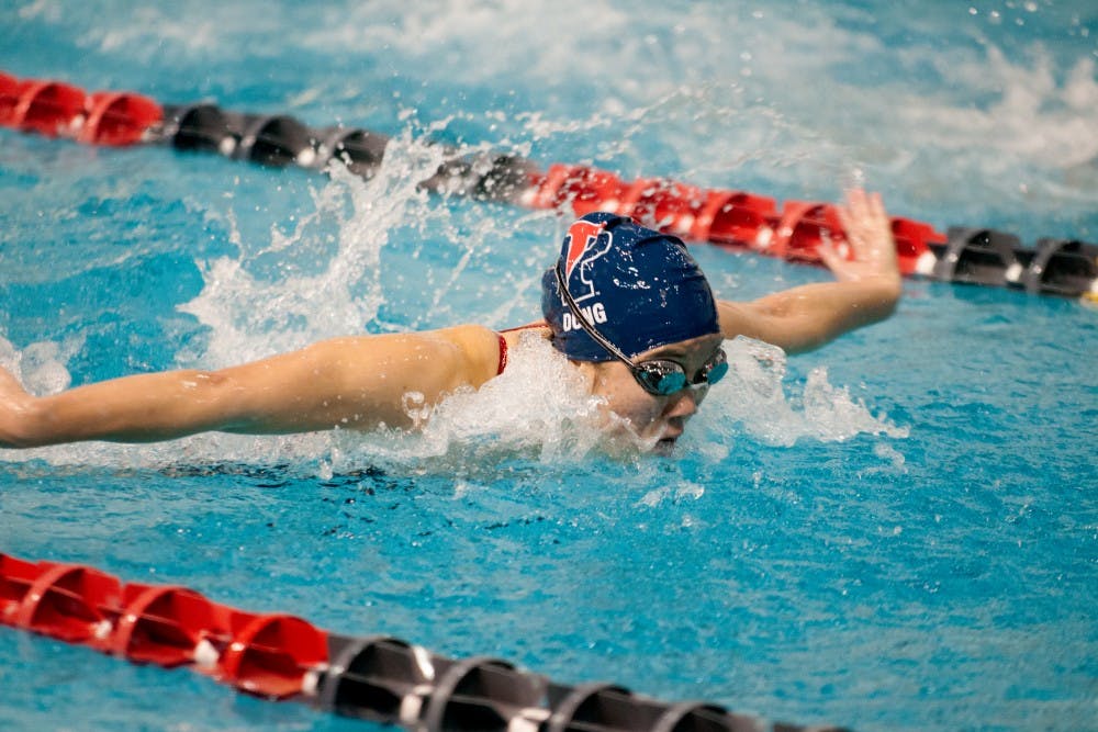 Junior Rochelle Dong put in a strong performance for Penn swimming against Harvard on Saturday, taking first in the 50- and 100-yard freestyles on top of the 100 butterfly.