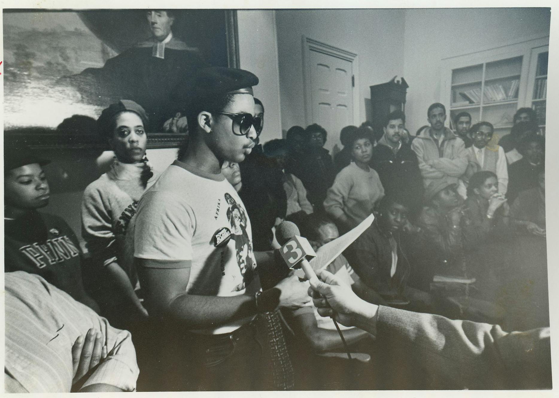 (1985) Eric Eli in Hackney's Office