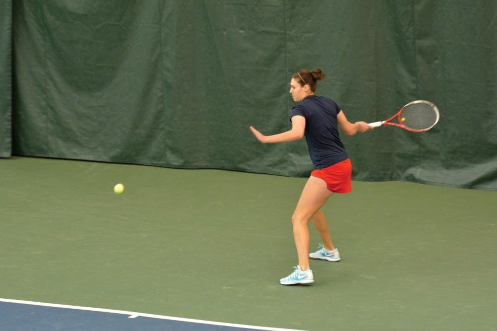 As Penn women's tennis heads into Ivy play, they'll need leadership from junior Kana Daniel and senior Sonya Latycheva, who have broken into the ITA rankings at No. 67 in doubles.
