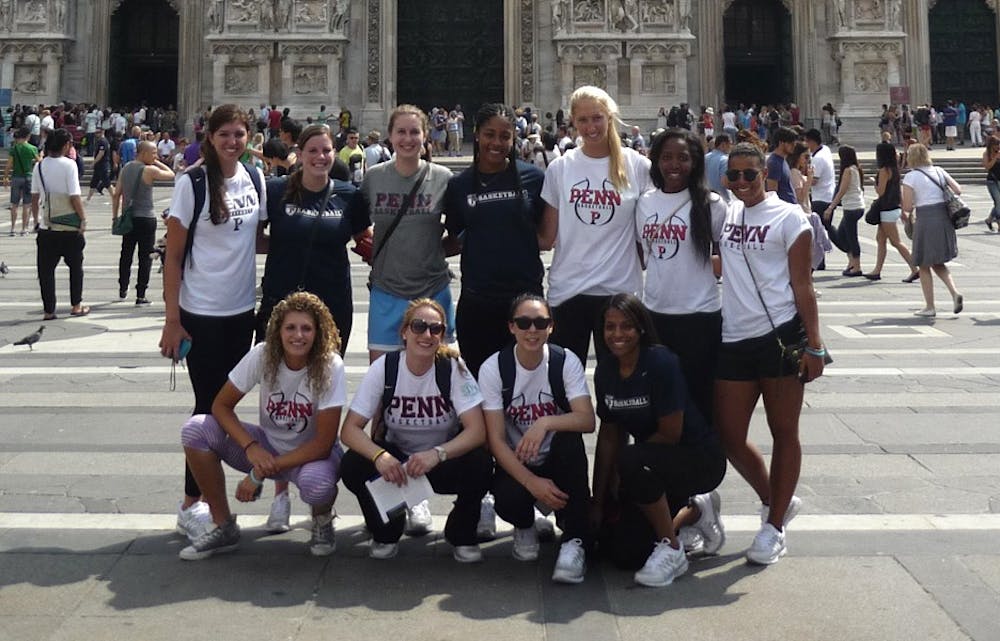 This summer's trip to Italy provided Penn women's basketball with a great chance to bond as well as improve their on-court skills.