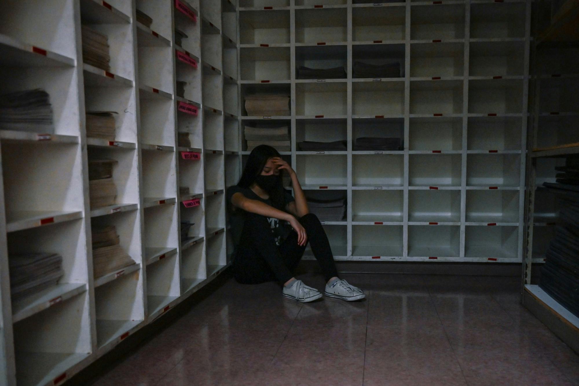 03-17-21 Stressed Student COVID-19 Masks Photo Illustration (Ana Glassman).JPG