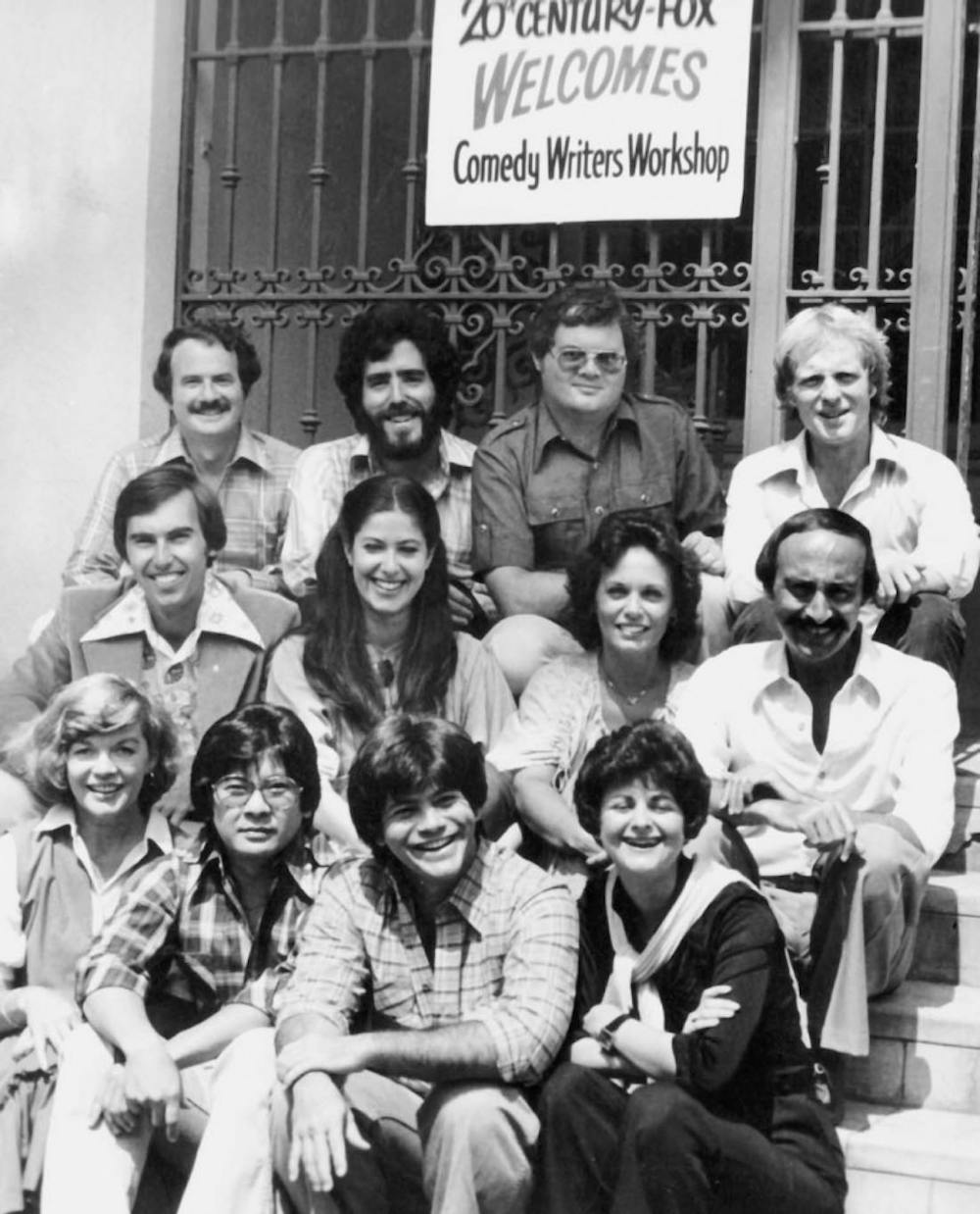 	Second row, first from left Stephen MacCarthy is seen here with other winners of the writing contest that was sponsored by FOX in 1978.