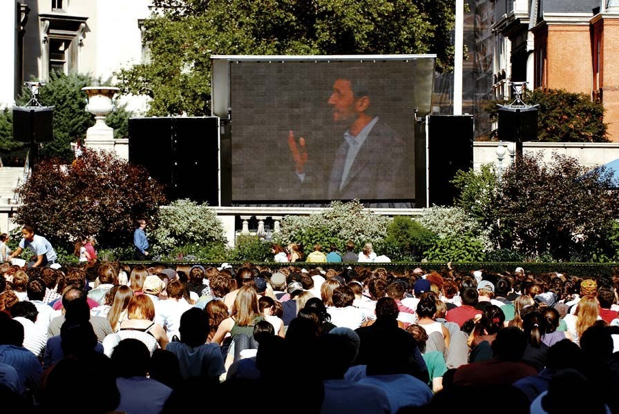 Iranian president speaks at Columbia