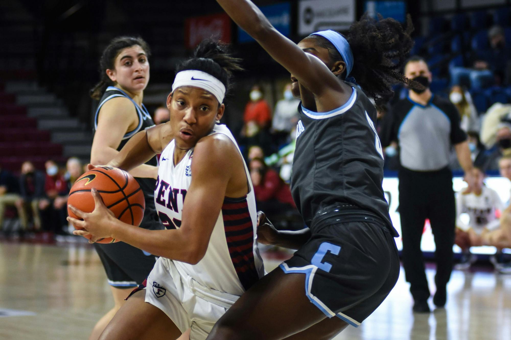 02-05-22 WBB vs Columbia Sydnei Caldwell (Michael Palacios).jpg
