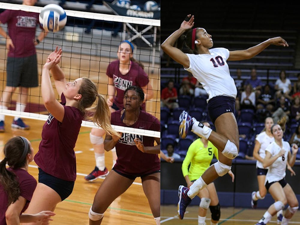 With no seniors on the roster, the Quakers will rely on captain leadership from juniors Sydney Morton (L) and Kendall Covington.