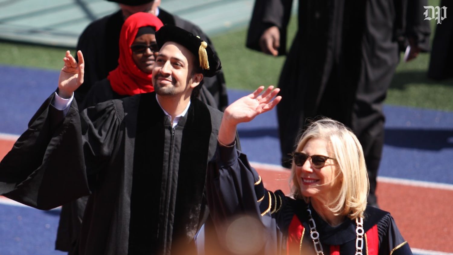 Lin-Manuel Miranda, Tony-nominated composer of Hamilton: An American Musical spoke at Penn's 260th Commencement ceremony on Monday, May 16.