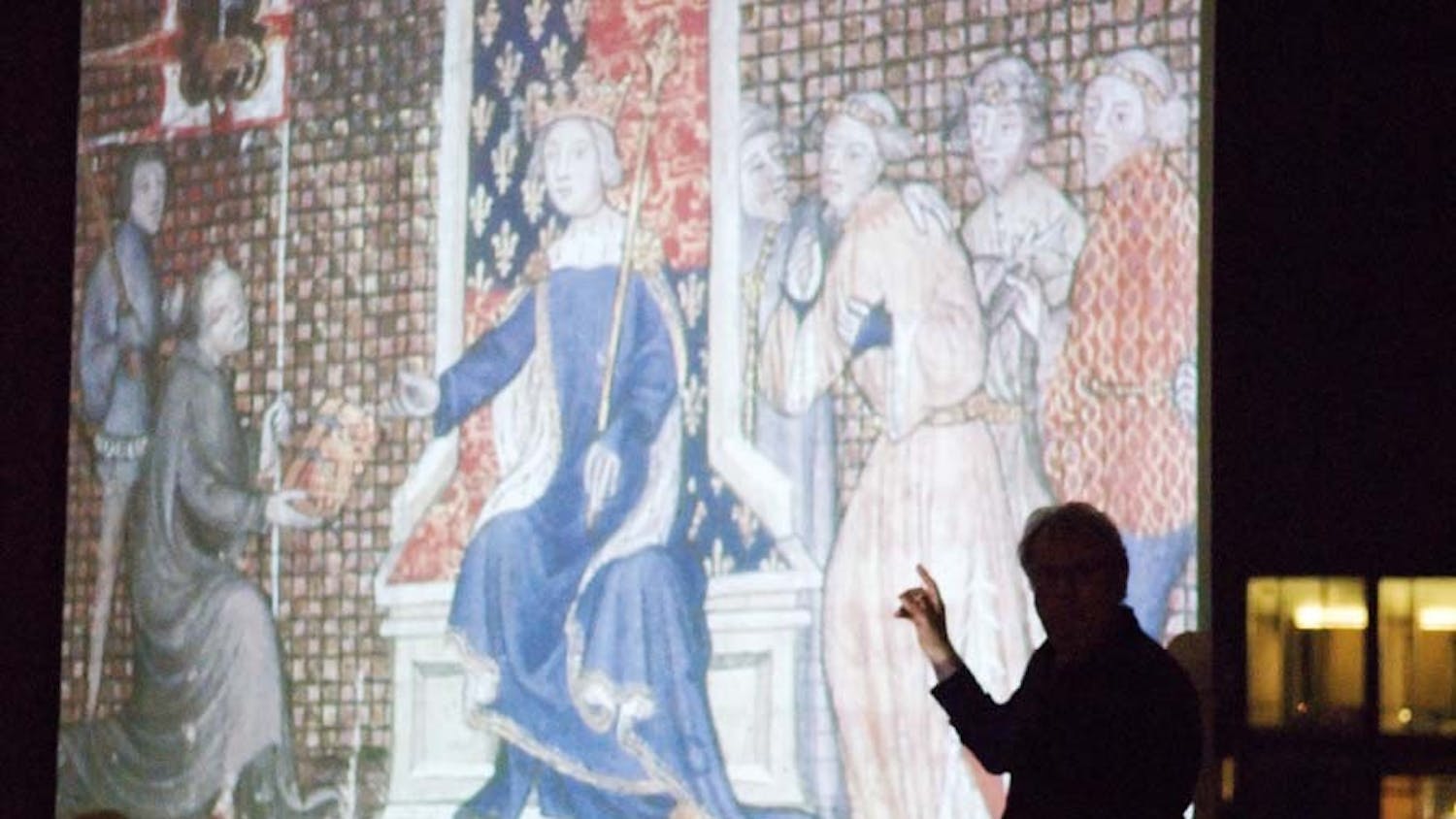 Comedian gives historical commentary commentary