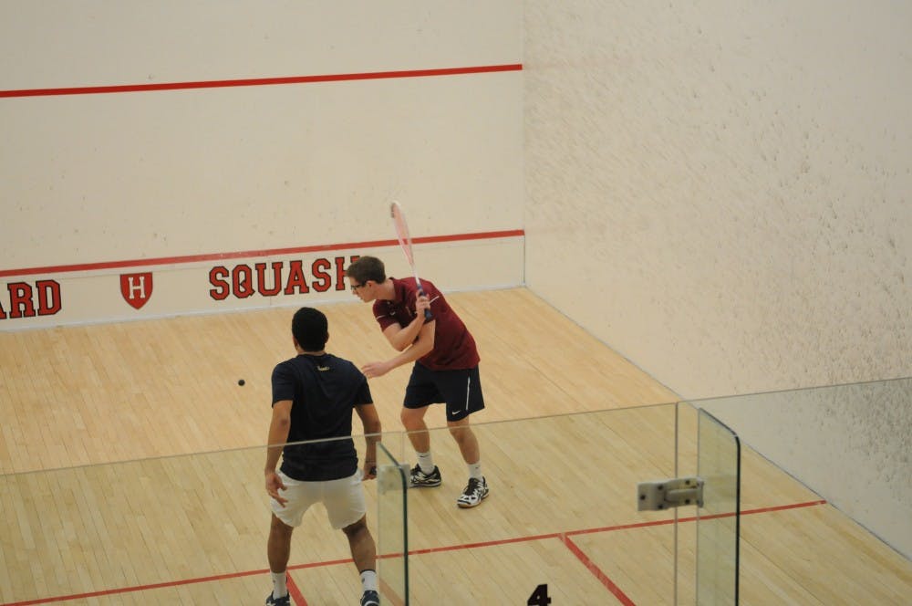 Sophomore Jonathan Zeitels got the lone win for No. 8 Penn men's squash in the first round of the CSA Team National Championships against No. 1 Trinity on Friday.